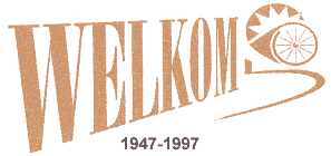 Welkom 50th Anniversary logo